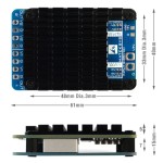 MÓDULO DE POTENCIA MATEK MATEKSYS Original con Dos Reguladores de Voltaje Reductores Independientes 9V-85V en 4-20S para RC Drone